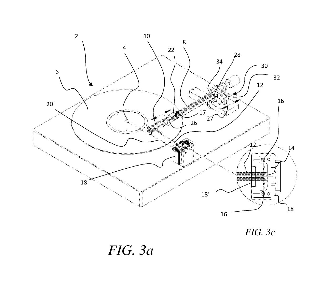 Apparatus, methods, and systems for achieving linear tonearm tracking for a record turntable