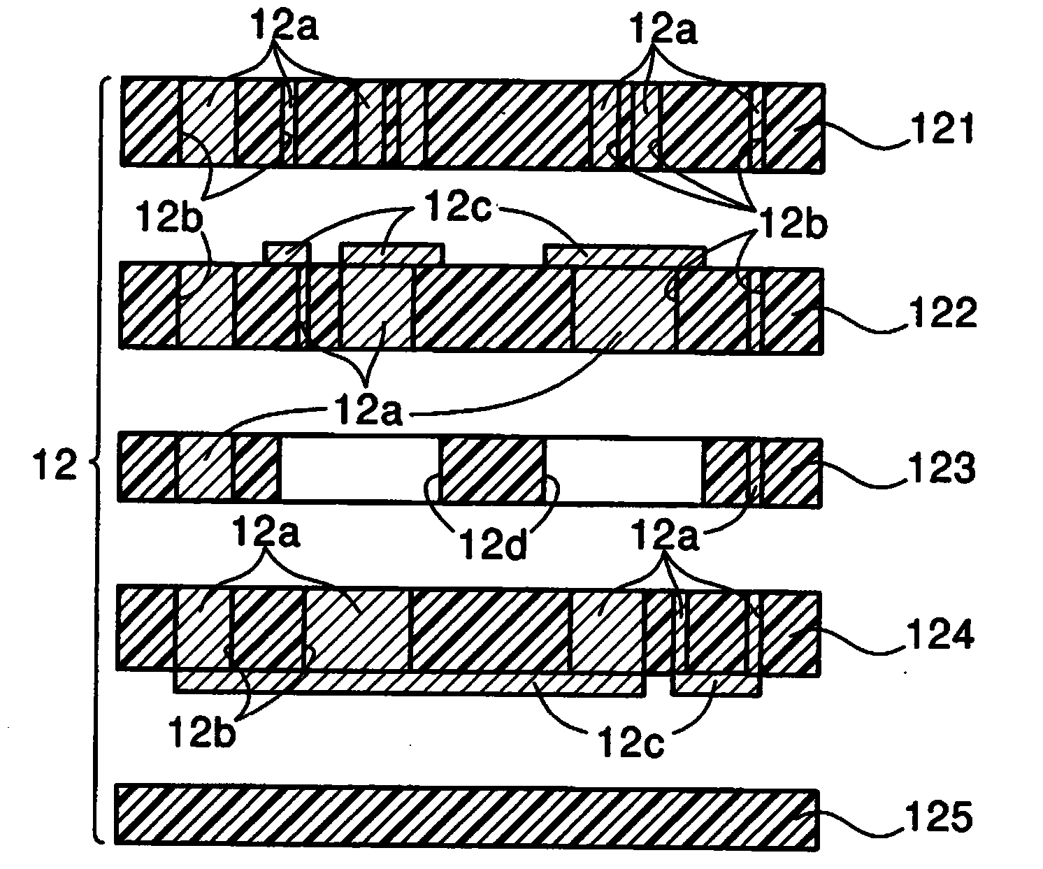 Heat radiation structure of electric device and method for manufacturing the same
