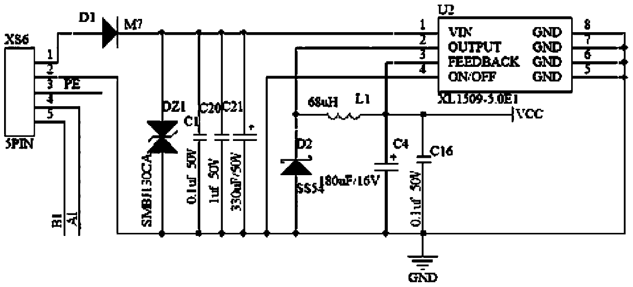 Device and method for realizing multiple hosts based on single-master multi-slave protocol