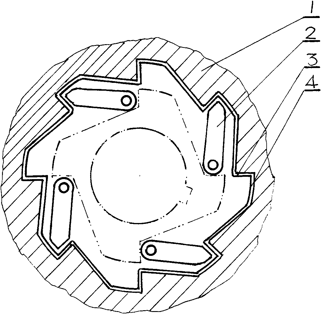 Ratchet device with ratchet gear teeth equipped with tooth sleeves