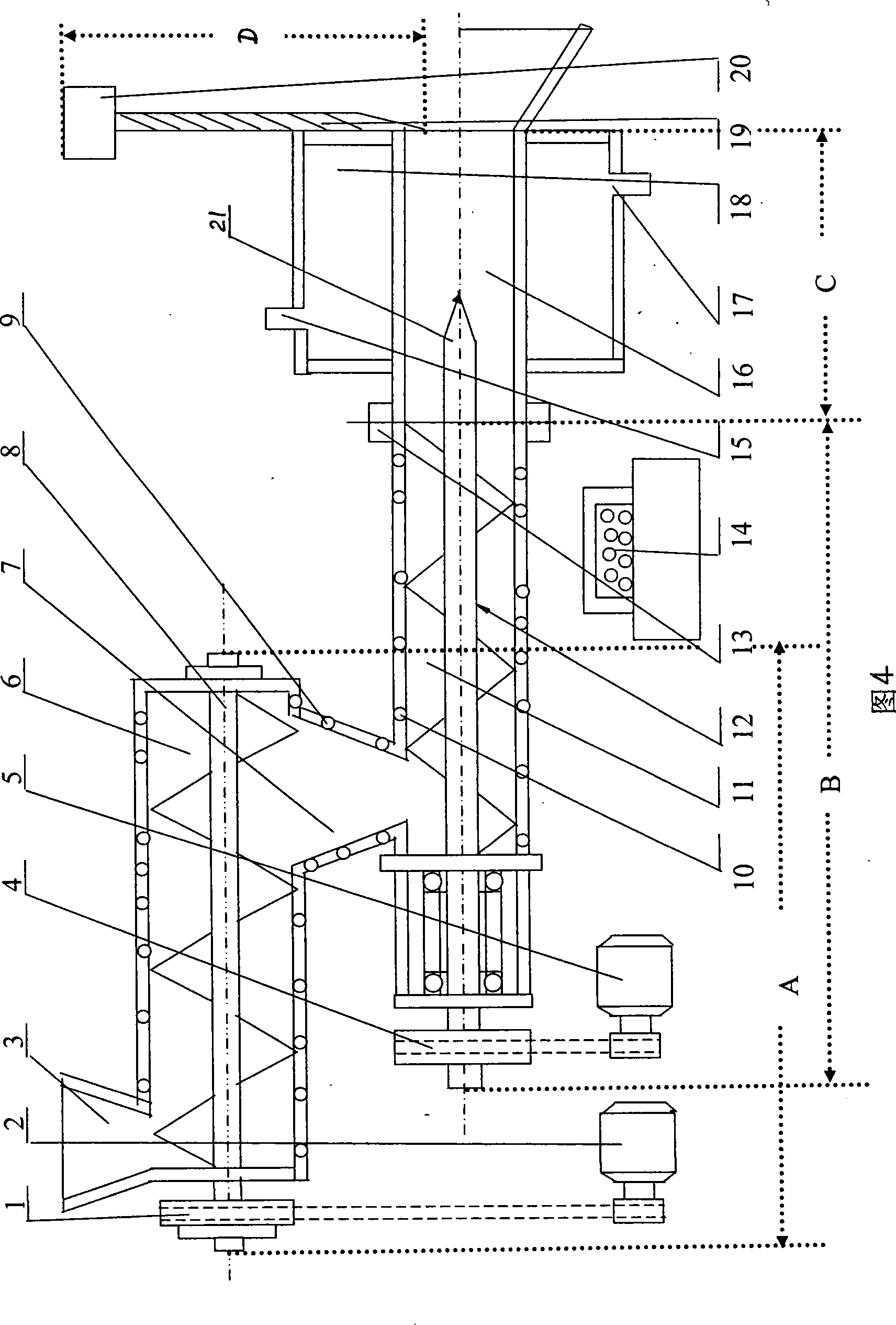 Biomass compact curing moulding process and special equipment therefor