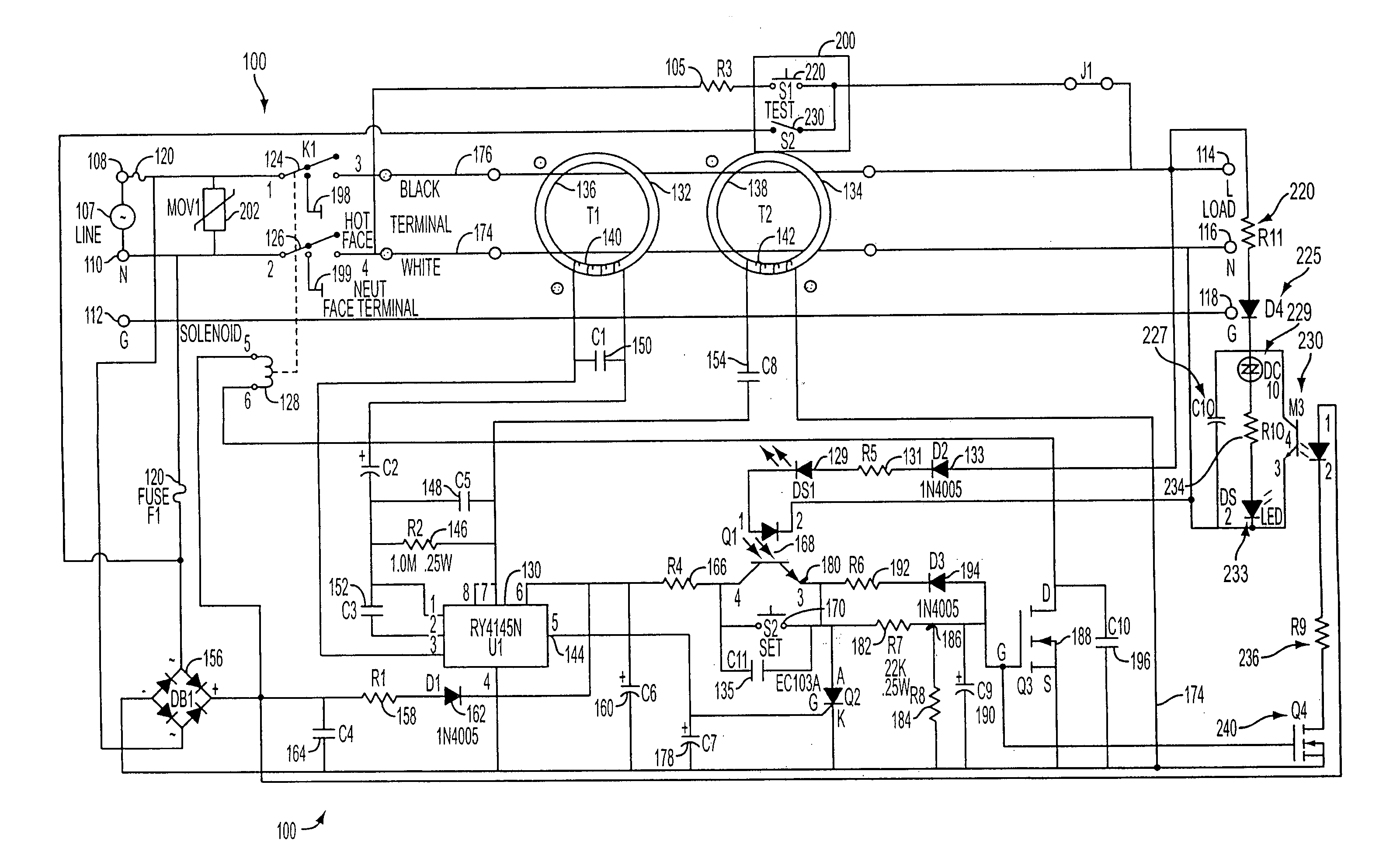 Ground fault circuit interrupter (GFCI) end-of-life (EOL) status indicator