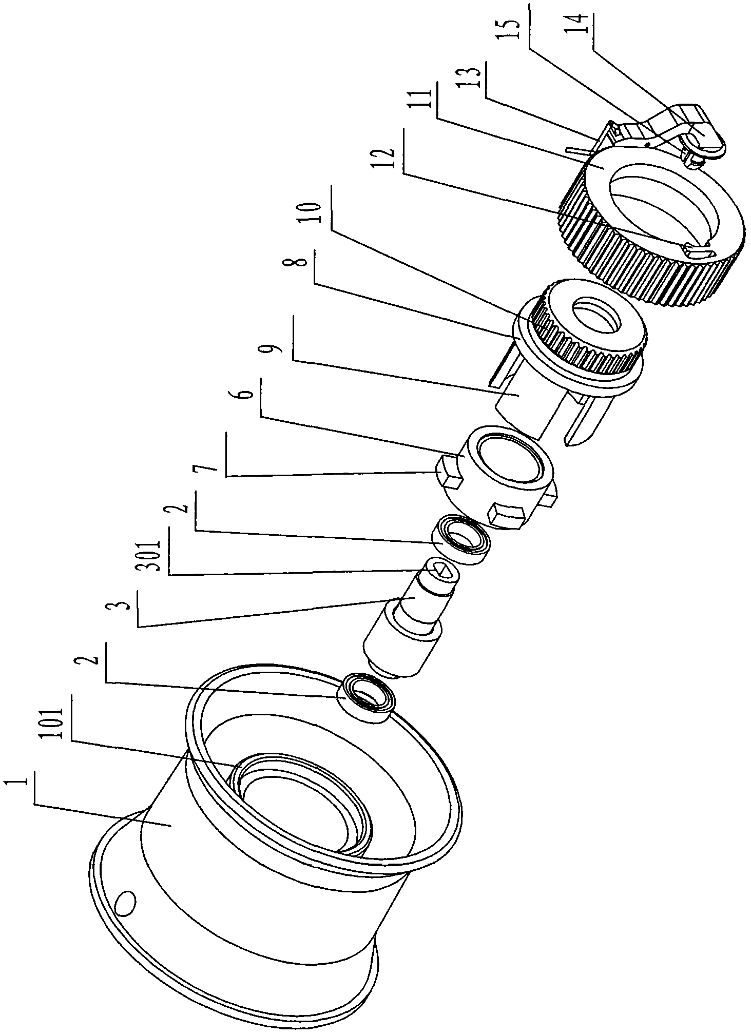 Yarn tension constant device