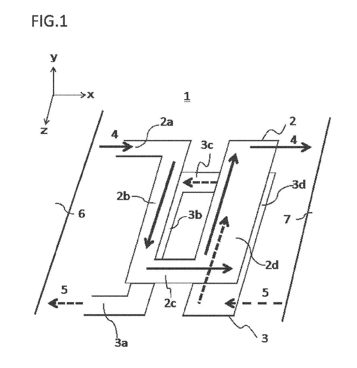 Bus bar structure and power conversion device using same