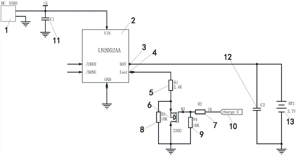 Power supply system for mobile lighting equipment and implementing method thereof