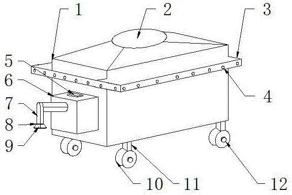 Small agricultural mechanical irrigation device