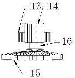 Small agricultural mechanical irrigation device