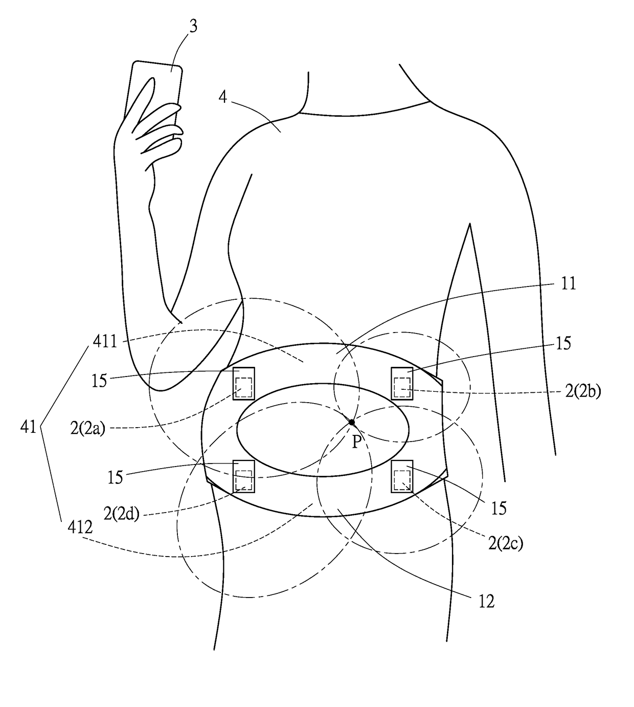 Fetal movement measuring device