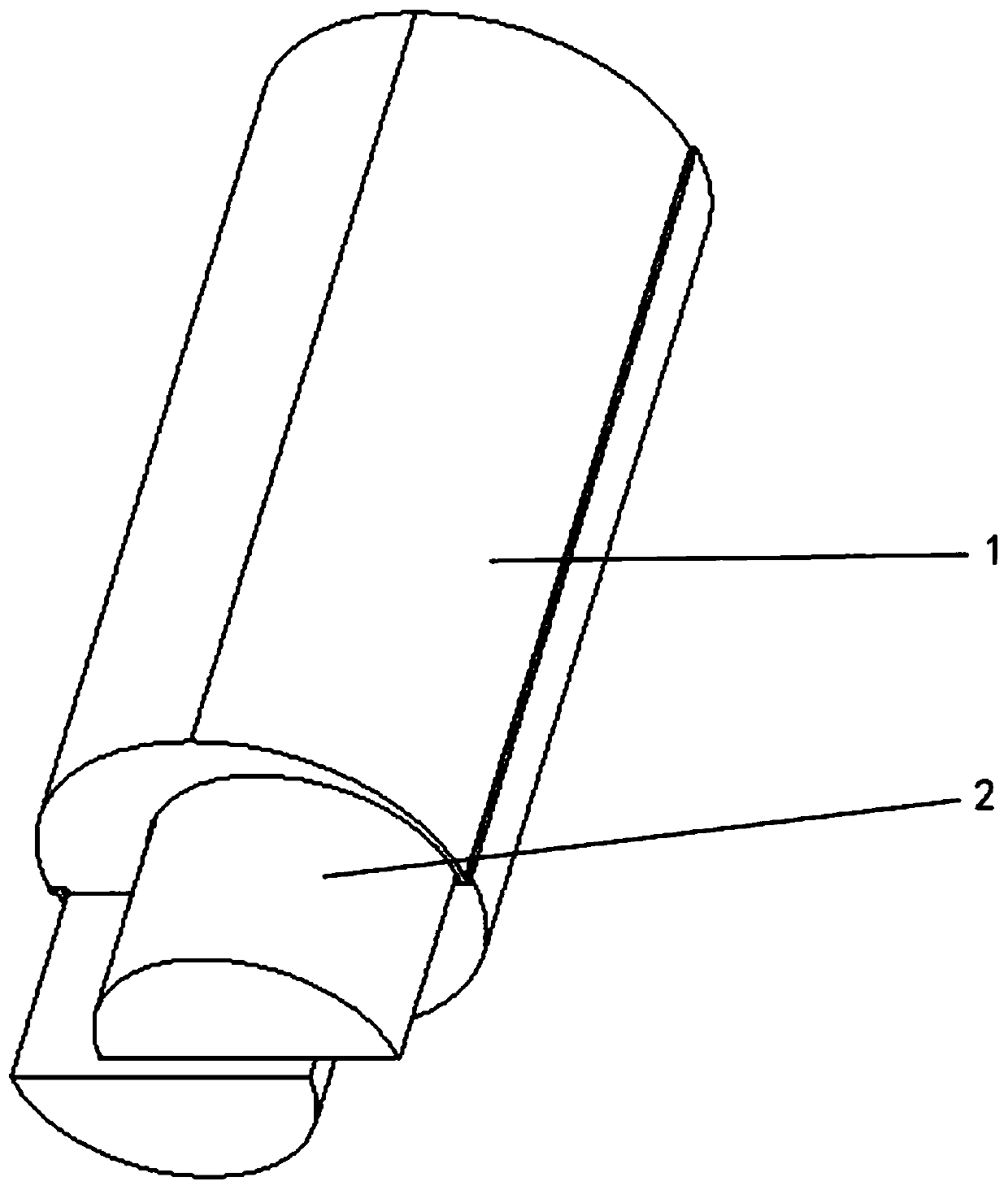 Double-tube cable or optical cable