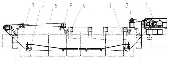 A new bucket wheel mixing and reclaimer trolley driving wire rope balancing method and its device