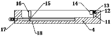 Photovoltaic power generation system installation structure applied to roof with steel-frame structure