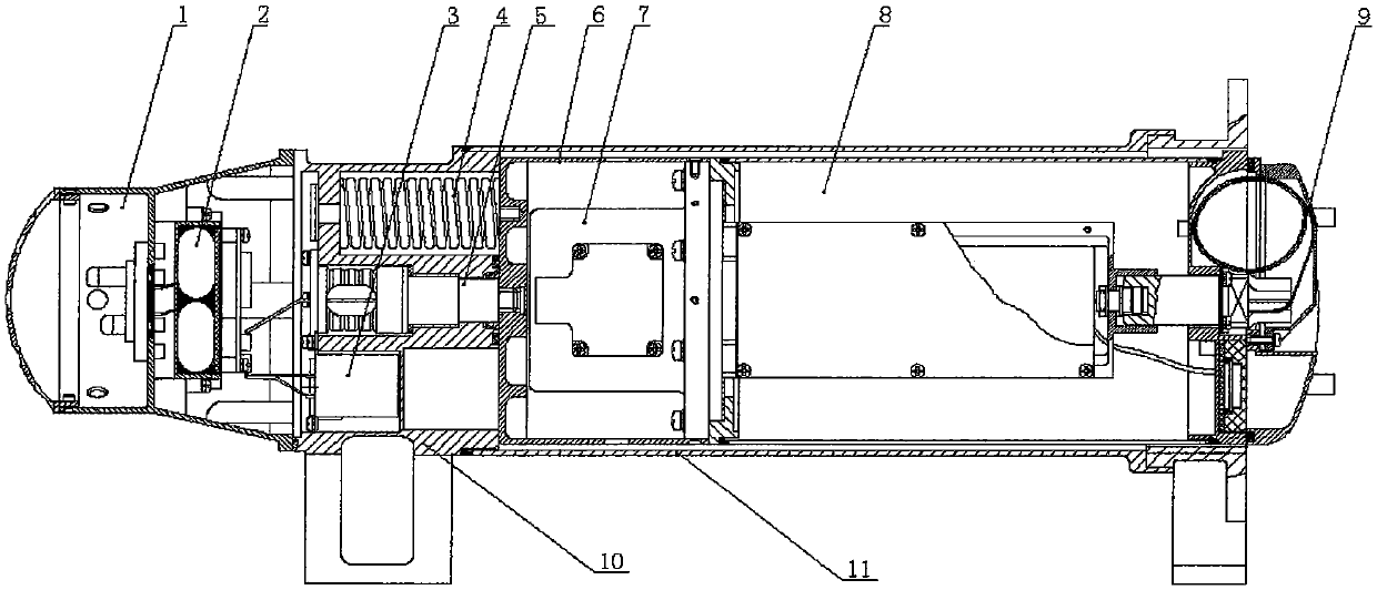 Onboard catapulting floating emergency positioning device