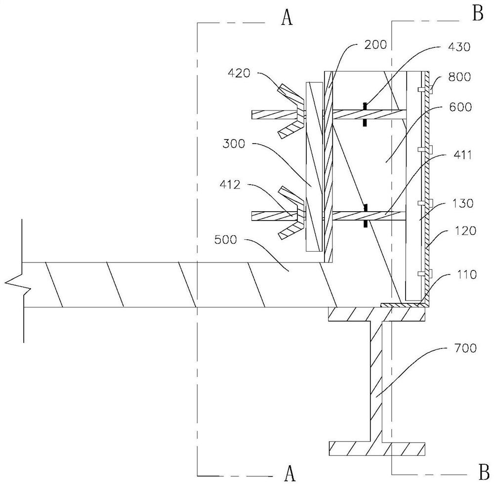 Floor slab edge reverse ridge formwork and erecting method thereof