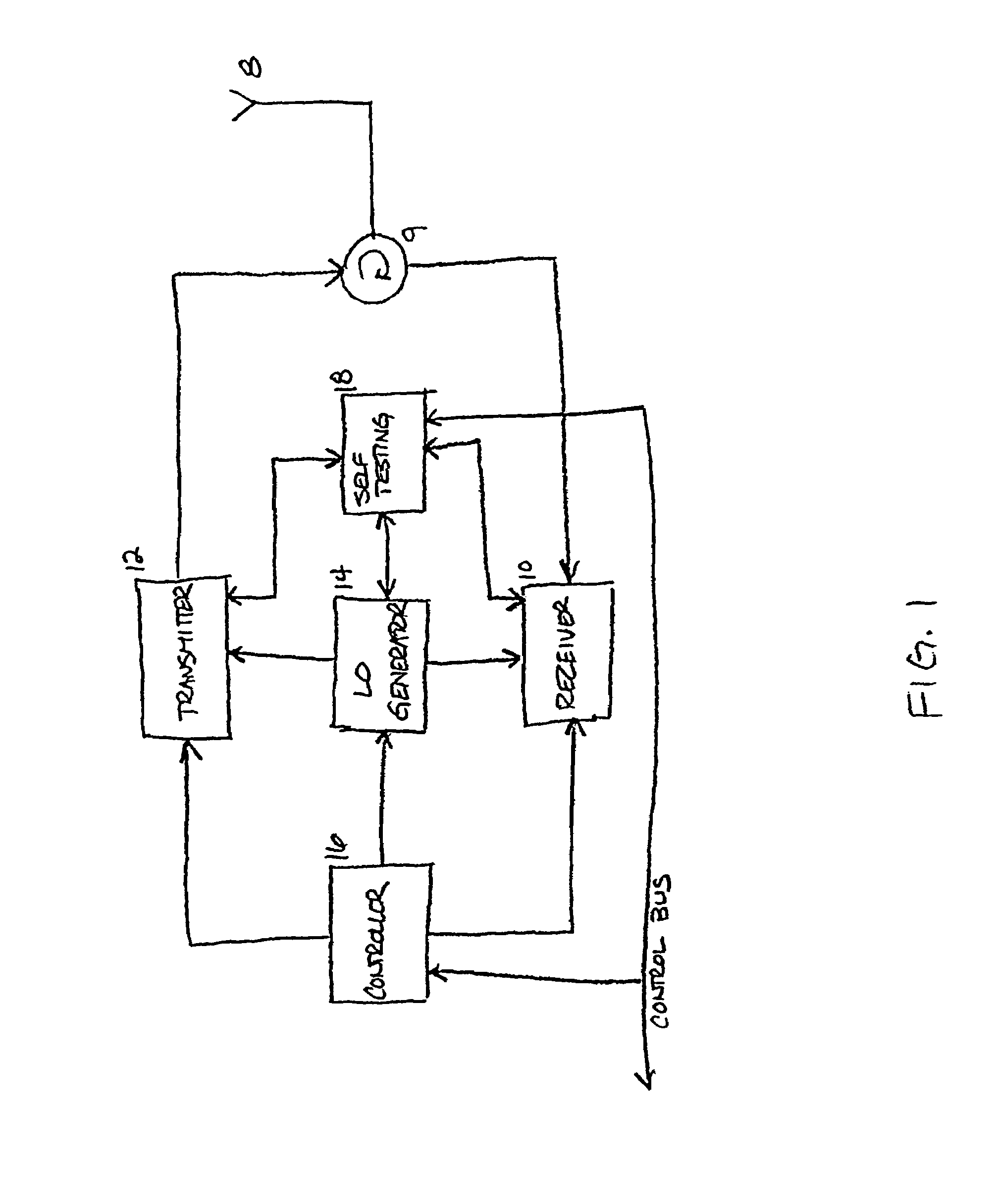 Adaptive radio transceiver with noise suppression