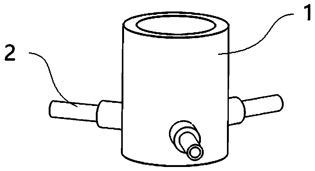 Clamping tool applied to manufacturing of spherical surface curved crystal and manufacturing method