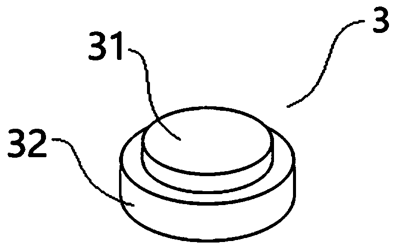 Clamping tool applied to manufacturing of spherical surface curved crystal and manufacturing method