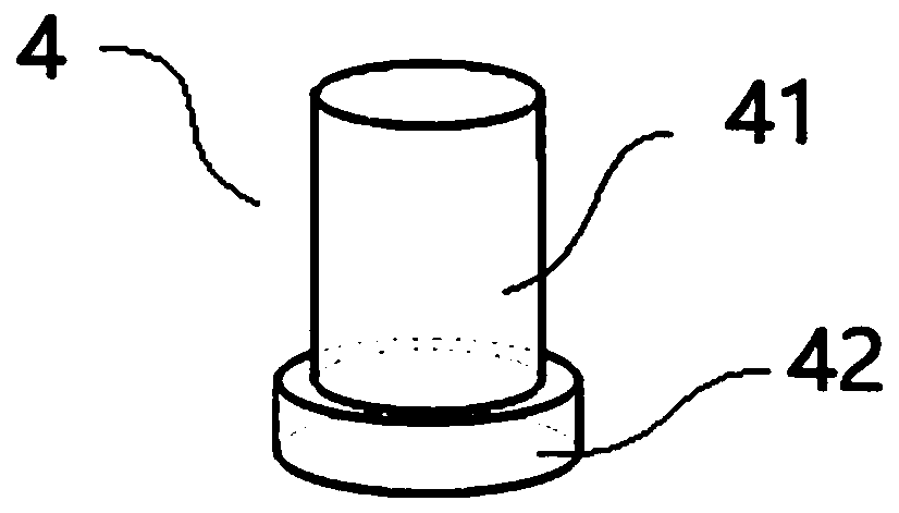 Clamping tool applied to manufacturing of spherical surface curved crystal and manufacturing method