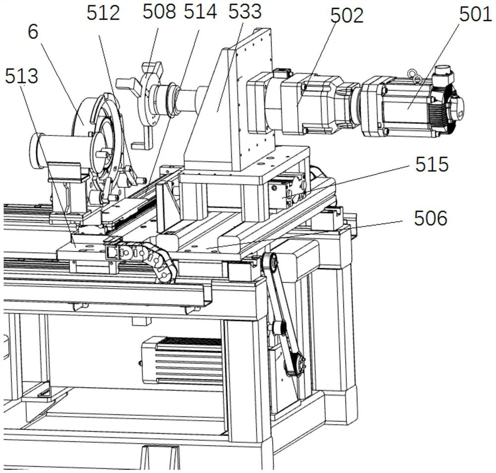 A large diameter non-standard thread assembly and disassembly equipment