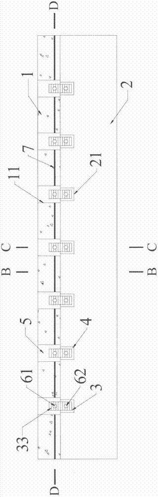 A prefabricated bamboo-aerated concrete composite structure and its manufacturing method