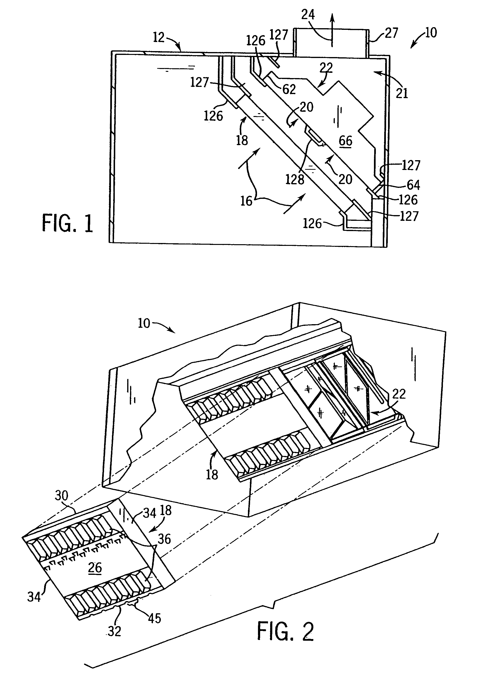 Two stage air filter