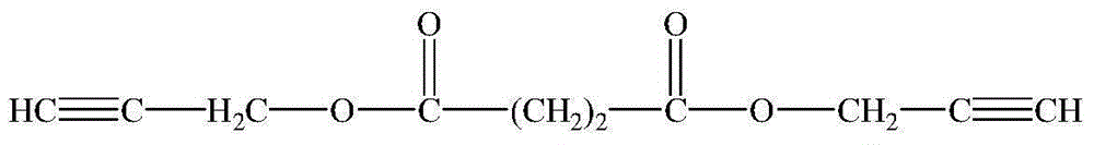 Alkynyl-terminated curing agent and preparation method thereof