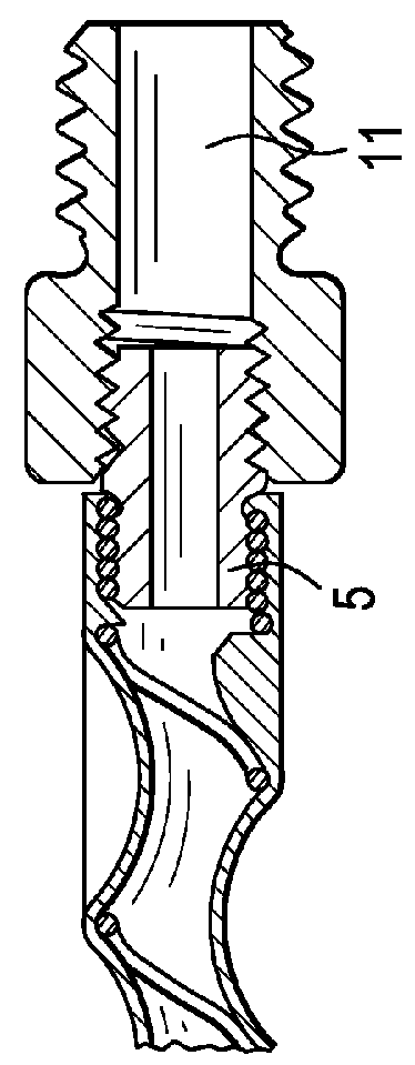 Flexible transport auger