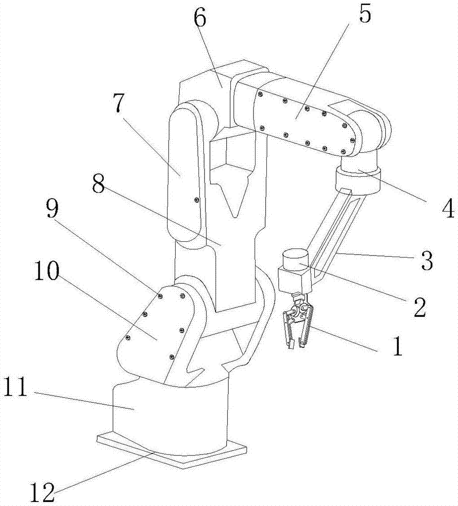 Stamping mould mechanical arm