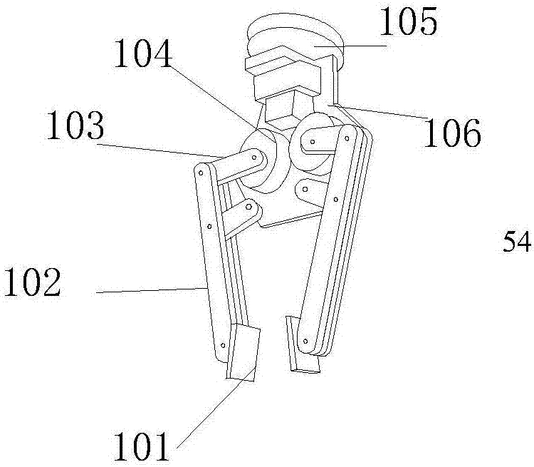 Stamping mould mechanical arm