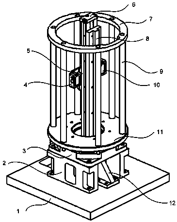 Integral detecting device for compressor cylinder and upper outer cover