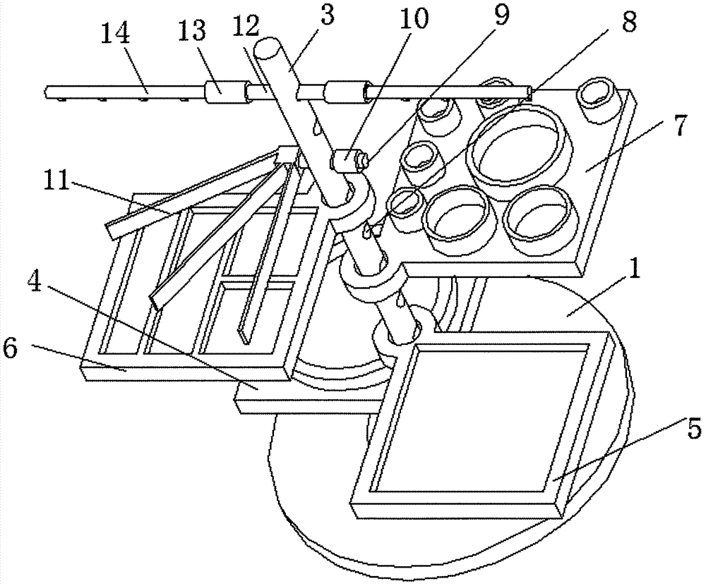 Integrated nursing device in out-patient operating room