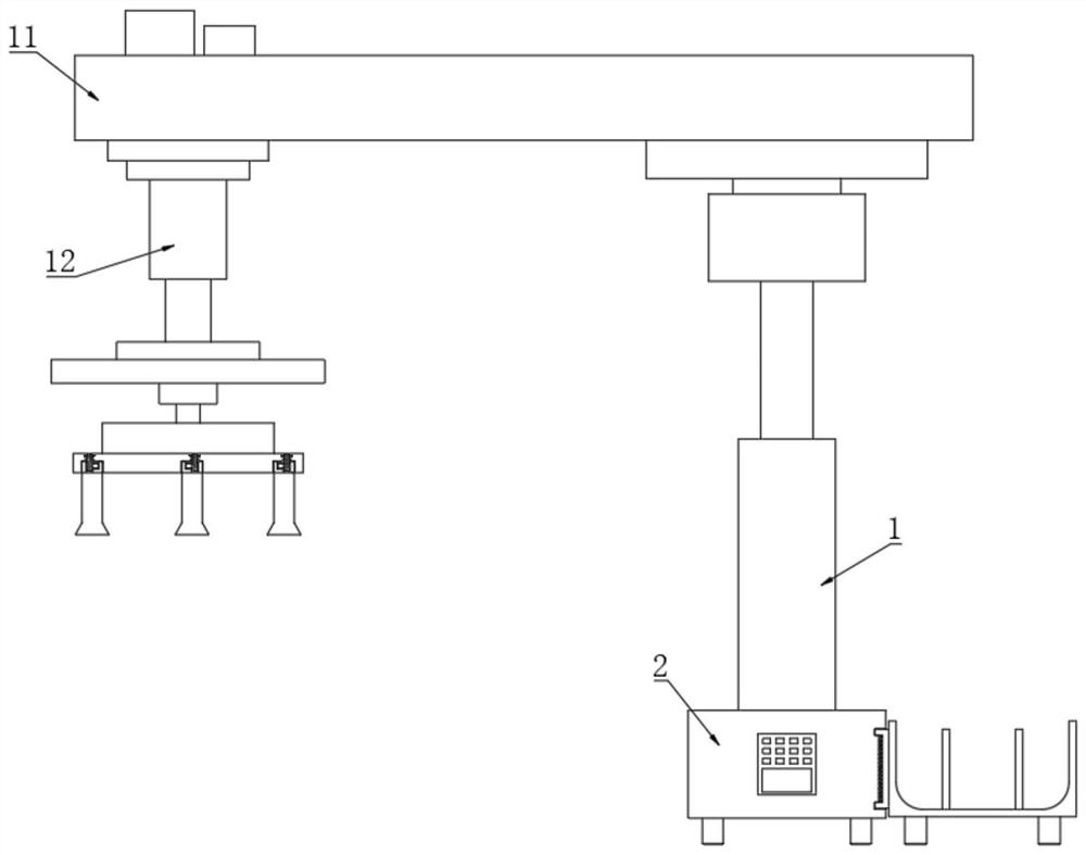 Automatic feeding and discharging mechanism for general electrical equipment production