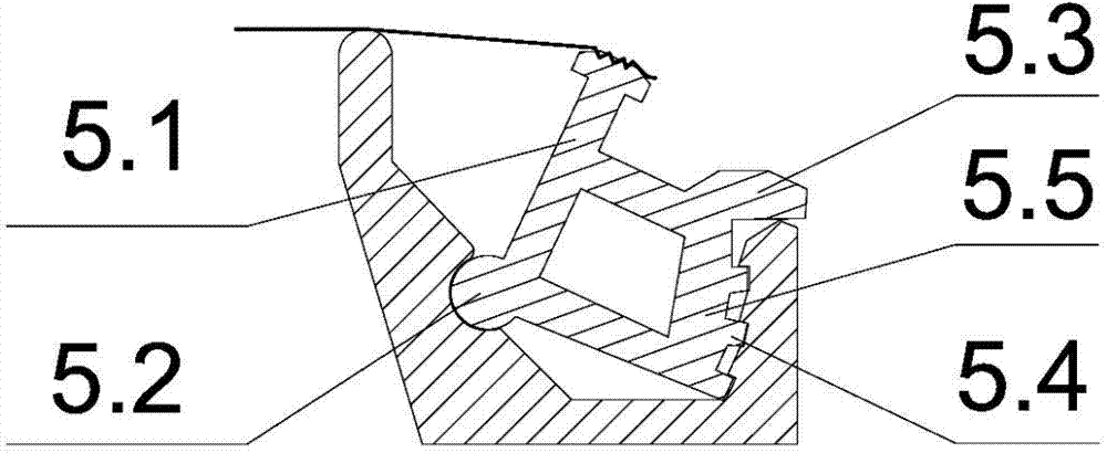 Method for film stretching of internally-suspended film of hollow glass and film stretching frame assembly