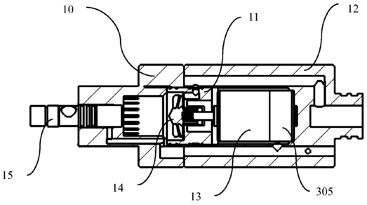 Non-contact turbine drive self-power-generating intelligent water distributor