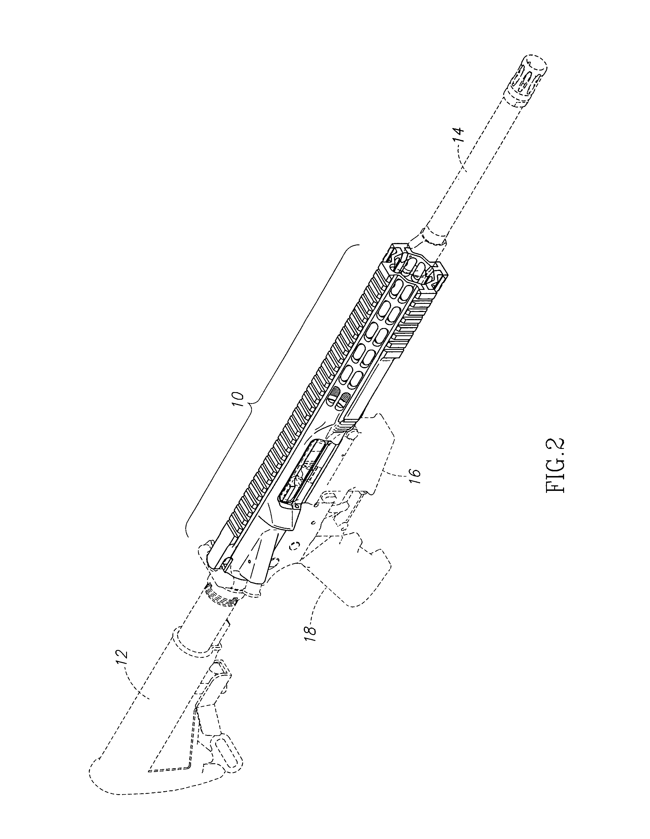 AR-15 handguard system