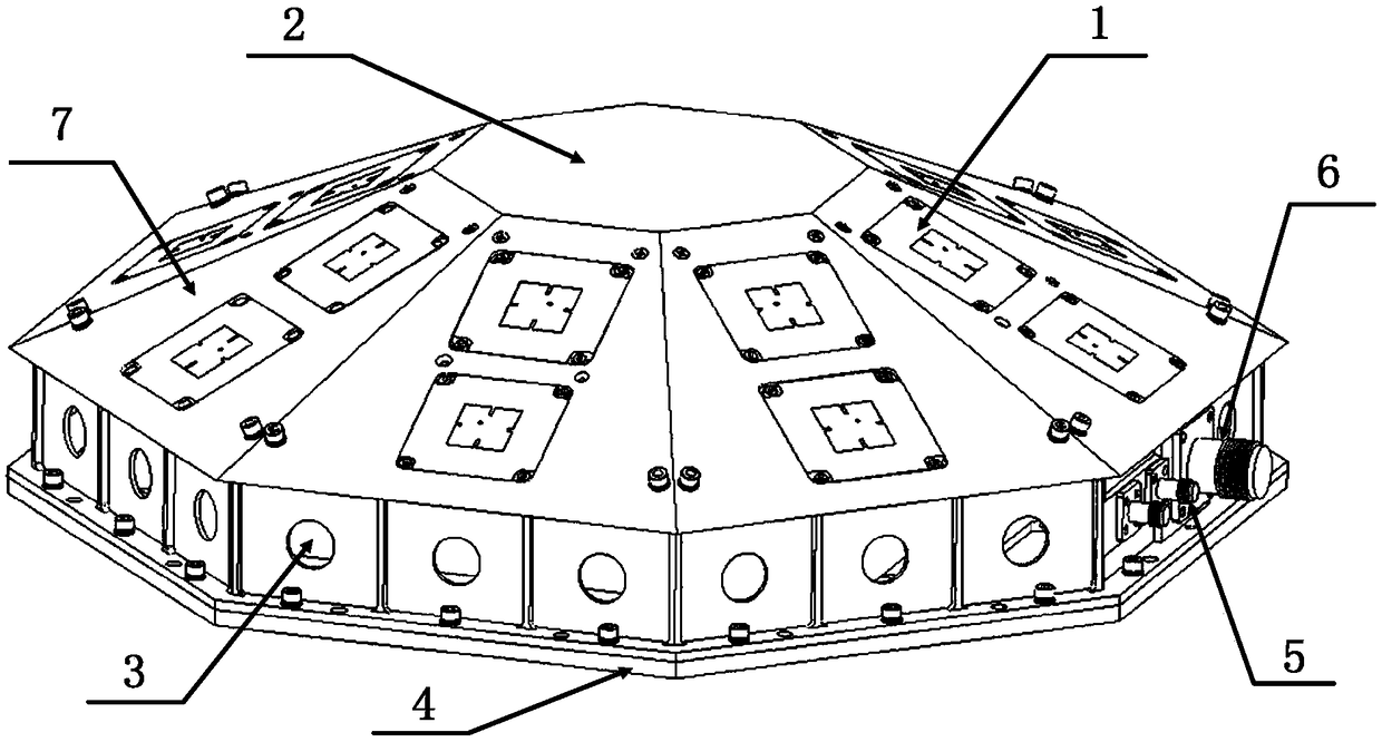 A Miniaturized Transceiver Shared Wide Beam Coverage Antenna