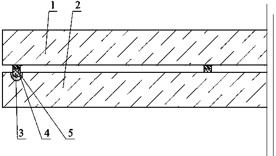 Flat tempered vacuum glass welded by metal solder and edge-sealed with groove