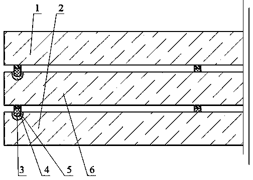 Flat tempered vacuum glass welded by metal solder and edge-sealed with groove