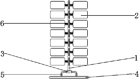 Anti-dazzle guardrail board of expressway