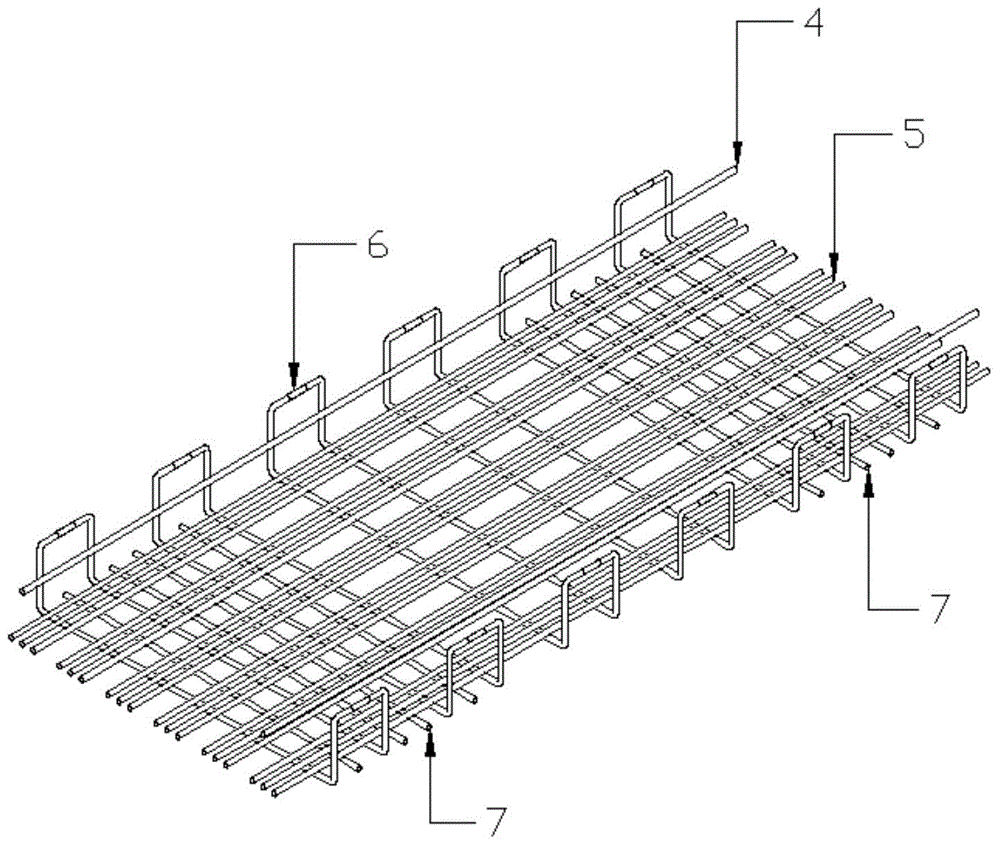 Box type prestress concrete light composite slab