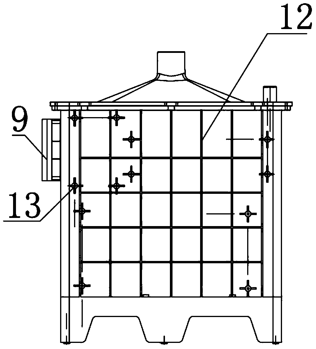 Atomization plant for carbon removal liquid of automobiles