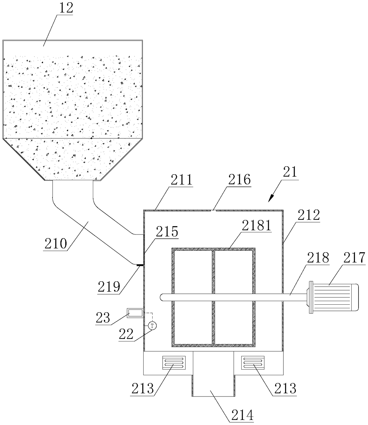 Fodder feeding system for chicken coop