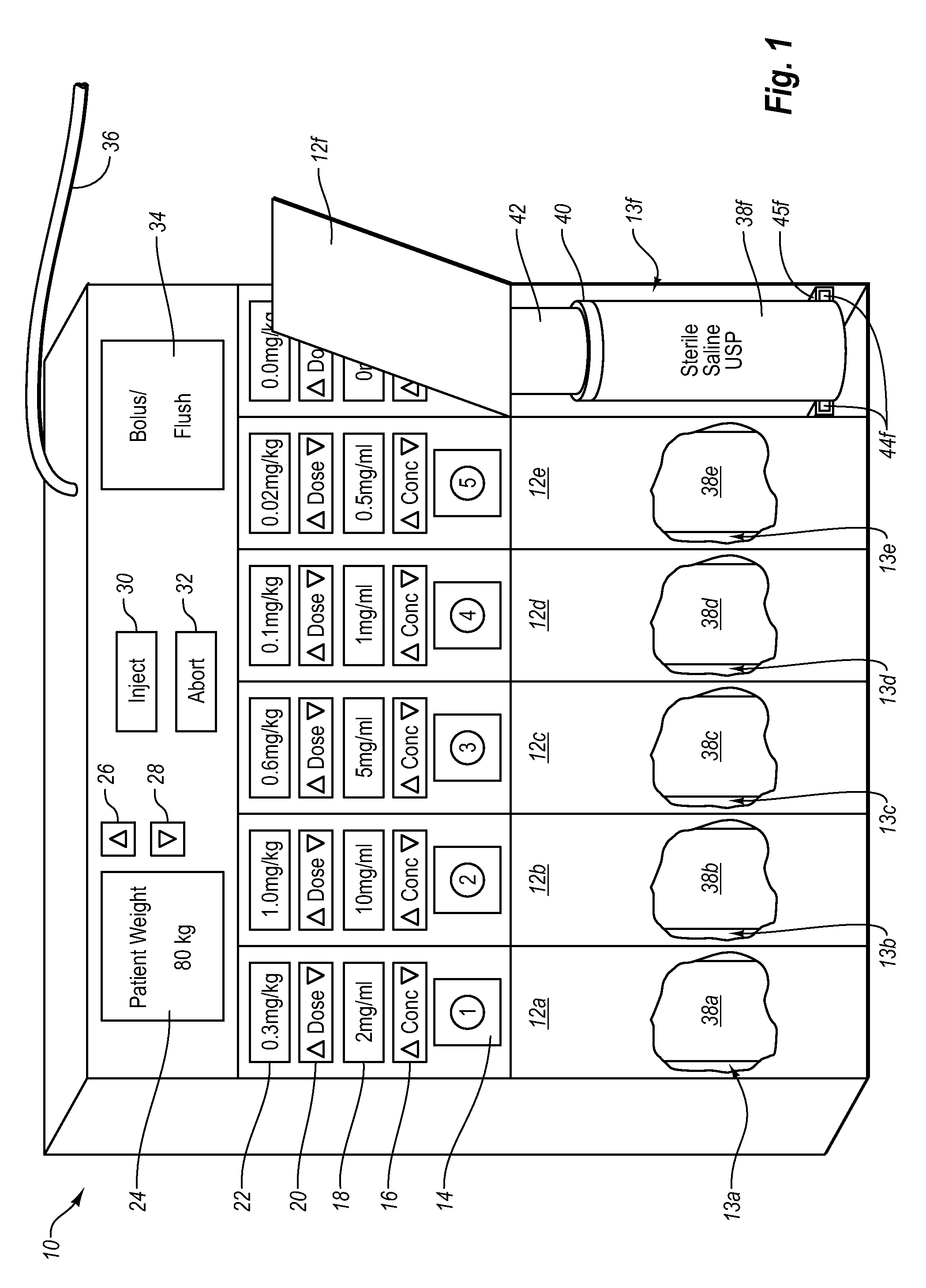 Emergency medication pump injection system