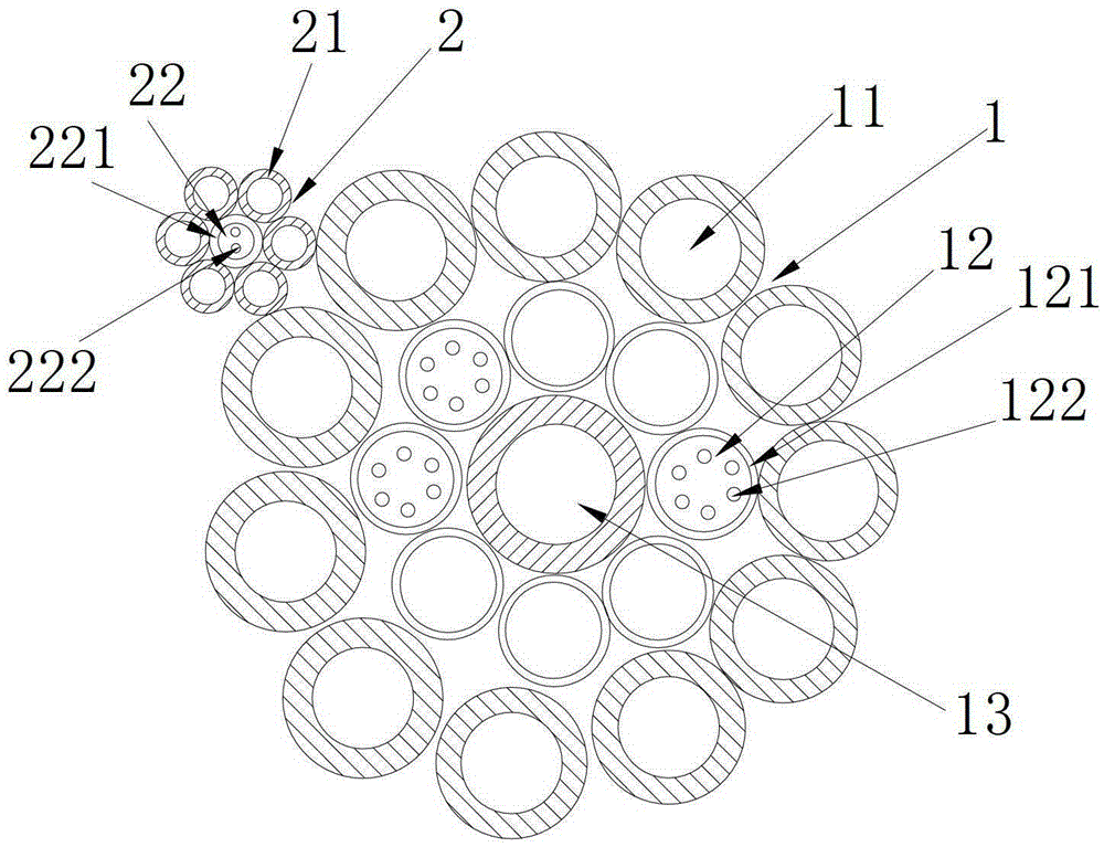 Double strand opgw optical cable and its processing method