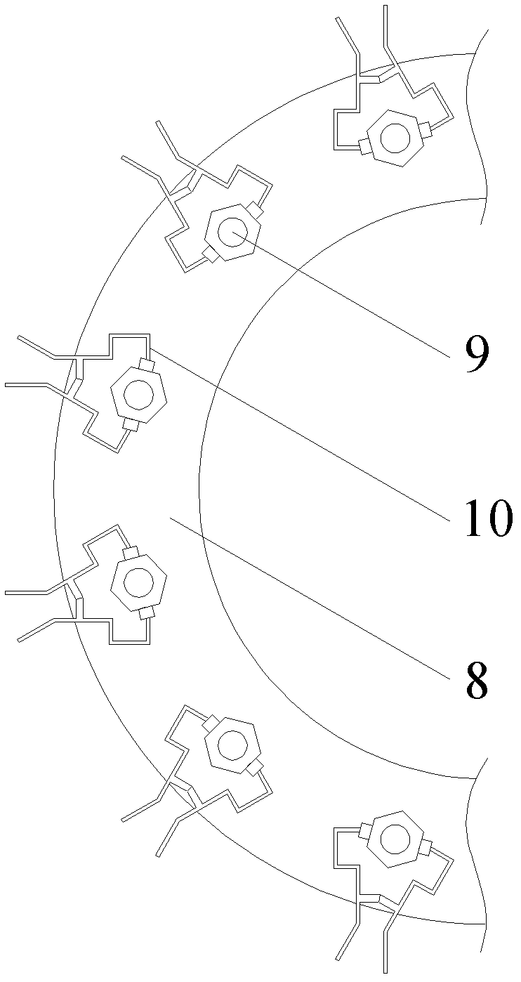 Magnetic memory based tightness detection method for flange and detection device and detection system thereof