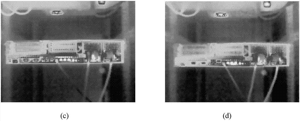 Server thermal fault monitoring and diagnosing method based on infrared images