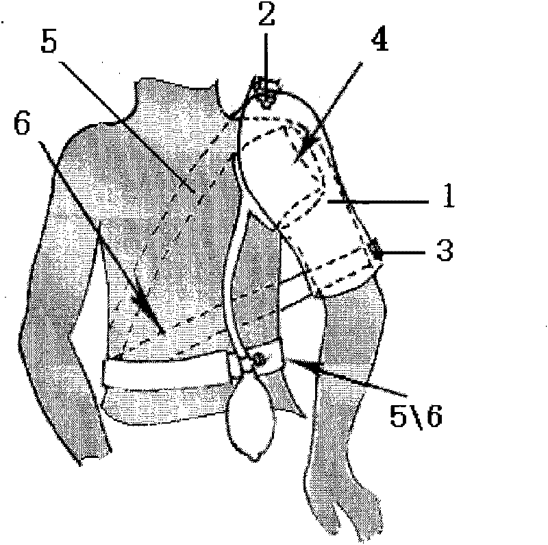 Single-shoulder adjustable clavicle fracture external fixator