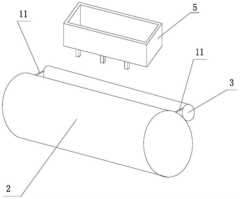 Method for manufacturing non-woven grid composite non-woven fabric by rotary weft laying method