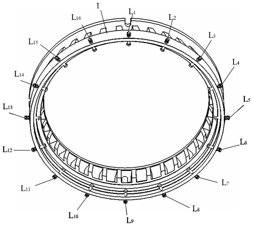 A Measurement and Alignment Method for Horizontal Assembly of Large Shell