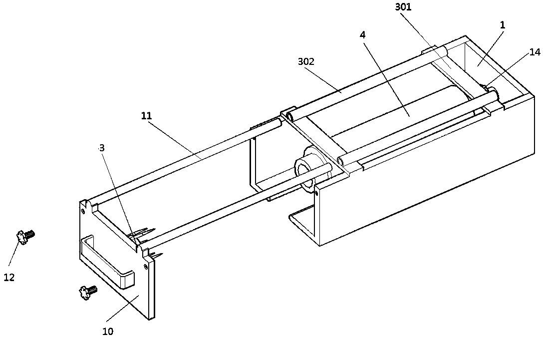 Processing device for covering of preservative film