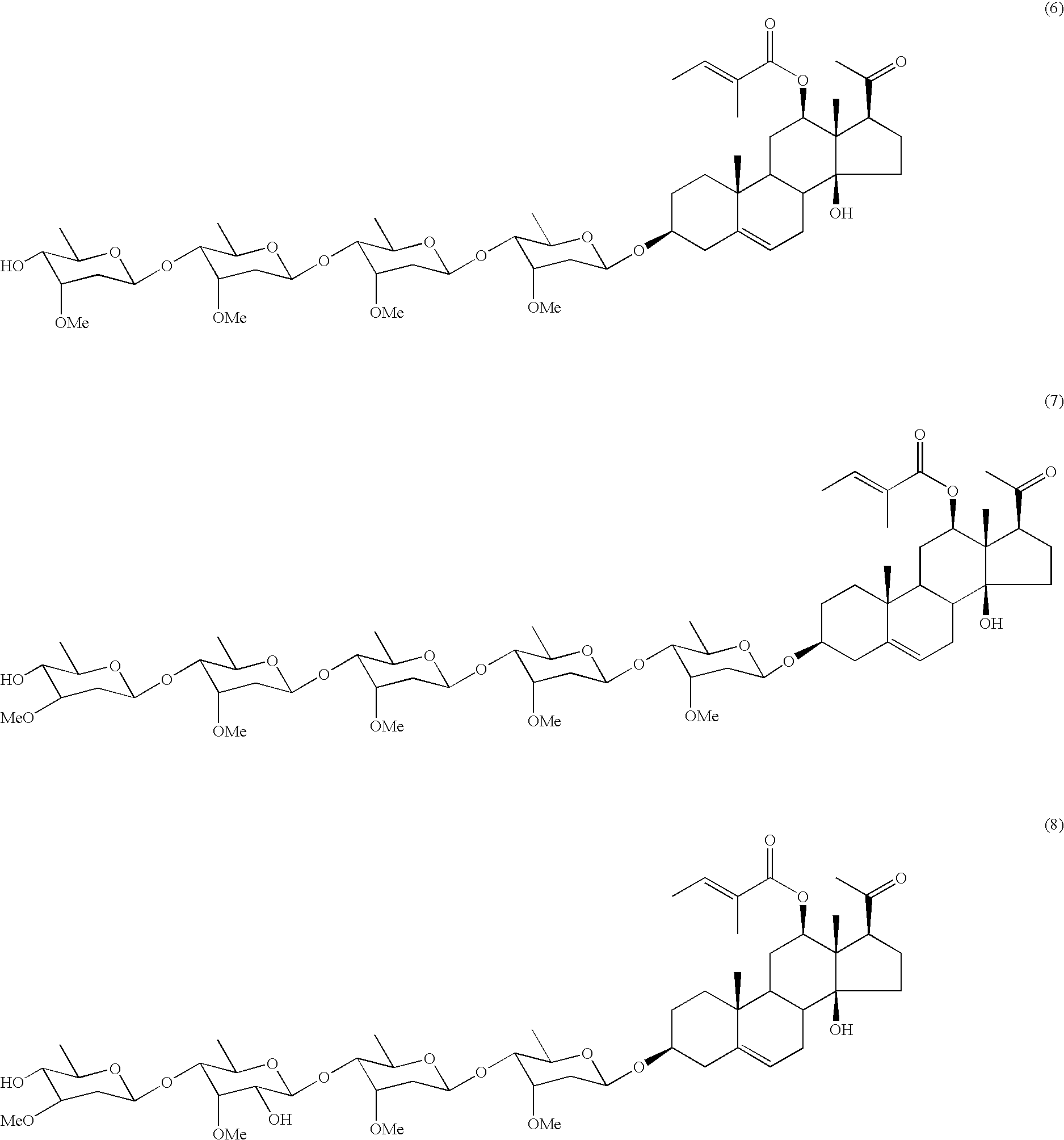 Unit serving appetite suppressant compositions with steroidal glycosides